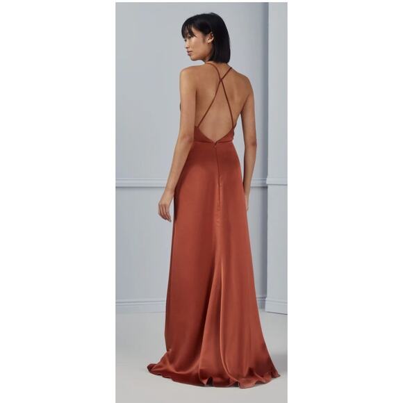 EUC ROSE color Amsale Alicia dress sz: 2 - Picture 16 of 16